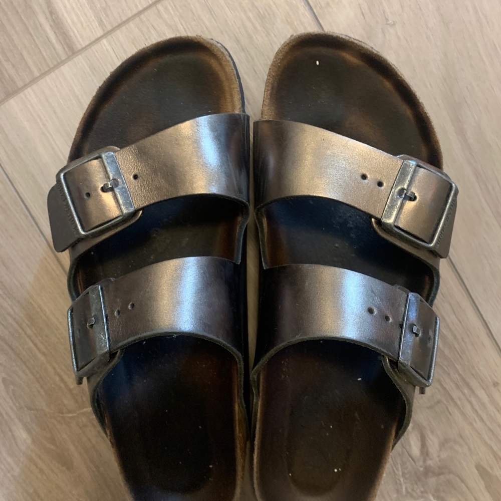 Birkenstock Arizona Sandals Leather Sz 40